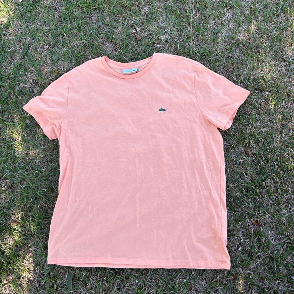 Lacoste Crew Neck Pima Cotton Jersey T-Shirt